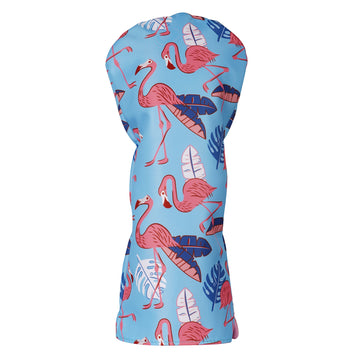 Blue Flamingo Driver Head Cover